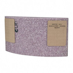 Norton - 11-1/4" Wide x 6" High x 2-1/4" Thick Grinding Segment - 30 Grit, Hardness E, Blue Print No. ME30777 - USA Tool & Supply