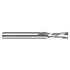 ‎End Mills for Plastics - 2 Flute - 0.0312″ (1/32″) Cutter Diameter × 0.0930″ (3/32″) Length of Cut Carbide Square Downcut End Mill for Plastic, 2 Flutes - Exact Industrial Supply
