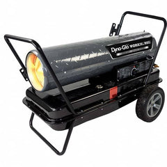 GHP GROUP - Fuel Forced Air Heaters Type: Multi Fuel Forced Air Heater with Thermostat Fuel Type: Diesel, Kerosene, JP-8, Jet A - USA Tool & Supply