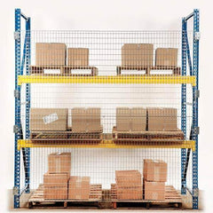 Folding Guard - Temporary Structure Partitions Type: Qwik Fence Pallet Rack Backing Height (Feet): 5 - USA Tool & Supply