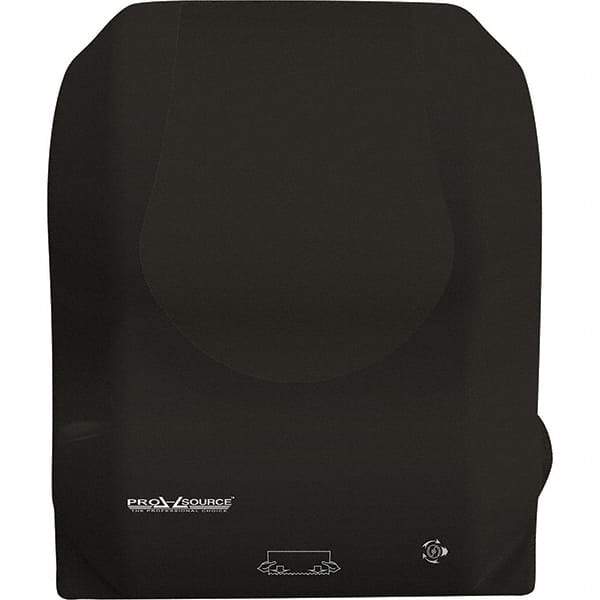 PRO-SOURCE - Hands Free, Plastic Paper Towel Dispenser - 8" x 8" Roll, Black - USA Tool & Supply