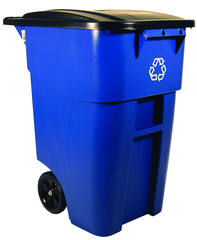 50 Gallon Brute Recycling Container with Lid - USA Tool & Supply