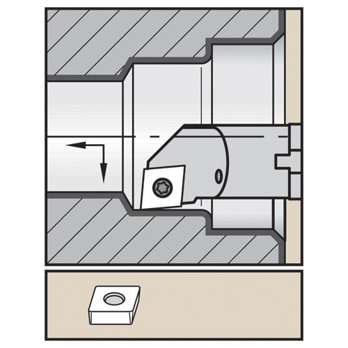 A06MSCLCR2 WG WIDIA SCREW-ON STEEL BAR - Exact Industrial Supply