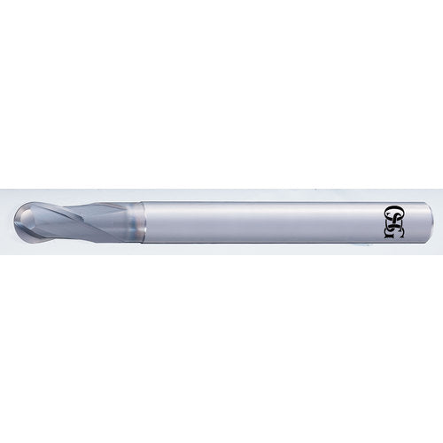 3/8″ Dia. × 3/8″ Shank × 0.375″ DOC × 4″ OAL, Carbide DURO, 4 Flute, Shrink Fit, Ballnose End Mill - Exact Industrial Supply