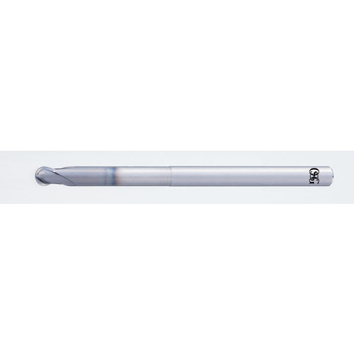 4 mm Dia. × 6 mm Shank × 3.2 mm DOC × 60 mm OAL, Carbide DURO, 2 Flute, Shrink Fit, Ballnose End Mill