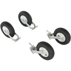 Alum Gantry Crane Pnu Retro Lock Casters - Exact Industrial Supply