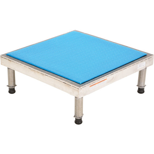 ‎Adj SS Stand 10.5-16.5 H 24W × 24L - Exact Industrial Supply