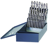 26 Pc. A - Z Letter Size Cobalt Bronze Oxide Screw Machine Drill Set - USA Tool & Supply
