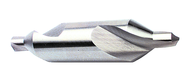 Size 10; 3/8 Drill Dia x 3-3/4 OAL 60° HSS Combined Drill & Countersink - USA Tool & Supply