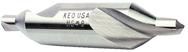 #8 90° High Speed Steel Center Drill-Plain - USA Tool & Supply