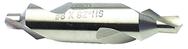 #9 90° High Speed Steel Center Drill-Plain - USA Tool & Supply
