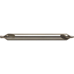 #1 × 3″ OAL 60 Degree HSS Long Combined Drill and Countersink Uncoated - USA Tool & Supply