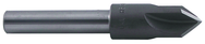 1/2 60° 4 Flute High Speed Steel Countersink-TiN - USA Tool & Supply