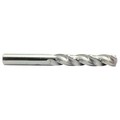 ‎#13 Dia. × 0.185″ Shank × 1-5/8″ Flute Length × 2-3/4″ OAL, 5xD, 150°, Bright, 3 Flute, External, Round Solid Carbide Drill - Exact Industrial Supply
