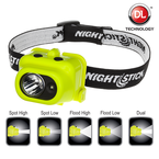 Intrinsically Safe-LED Dual Switch Control Head Lamp - USA Tool & Supply