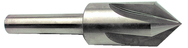 1-1/2" Size-1/2" Shank-60° 4 Flute Machine Countersink - USA Tool & Supply