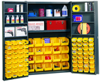 48 x 24 x 72'' (84 Bins Included) - Bin Storage Cabinet - USA Tool & Supply
