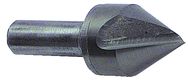 1-1/2" Size-3/4" Shank-60° Single Flute Countersink - USA Tool & Supply