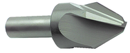 3/4" Size-1/2" Shank-82° 2/4 Flute Single End 3N1 Drill Point Countersink - USA Tool & Supply