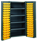 38 x 24 x 72'' (96 Bins Included) - Bin Storage Cabinet - USA Tool & Supply