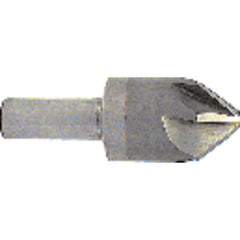 ‎5/8″ Size-1/2″ Shank-82° 6 Flute Chatterless Countersink - USA Tool & Supply