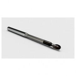5mm Dia. - 6mm LOC - 57mm OAL 2 FL Ball Nose Carbide End Mill with 25mm Dia. Reach-Nano Coated - USA Tool & Supply