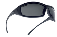 SOLIS, Polarized Grey, Shiny BLK Fr Polarized Grey ASShiny Black - USA Tool & Supply