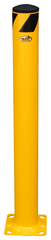 Bollards - Indoors/outdoors to protect work areas, racking and personnel - Powder coated safety yellow finish - Molded rubber caps are removable - USA Tool & Supply