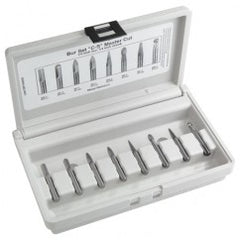 1/4X1/8 STYLE B SHK MC BUR SET - USA Tool & Supply