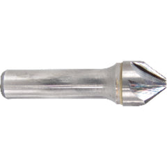 ‎5/16″ Size-1/4″ Shank-60°-CBD 6 Flute Chatterless Countersink - USA Tool & Supply