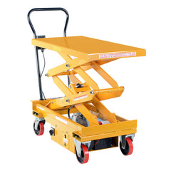 Dc Power Hydr Scissor Cart 1K 39.75 × 20.5 - Exact Industrial Supply