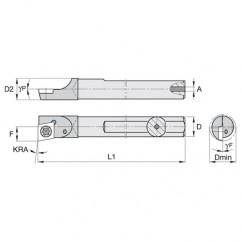 CCBI25045R CARBIDE SHANK BORING BAR - USA Tool & Supply