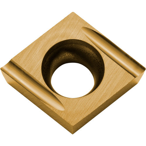 CCET 32505 MF-U PV720, 0.0079″ Corner Radius, 5/32″ Thick, 3/8″ Inscribed Circle, TiCN (MEGACOAT NANO), Diamond, Turning Indexable Insert - Exact Industrial Supply