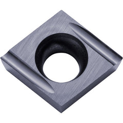 CCET 215013 U PR1725, 0.002″ Corner Radius, 3/32″ Thick, 1/4″ Inscribed Circle, MEGACOAT NANO PLUS, 80 Degree Diamond, Turning Indexable Insert