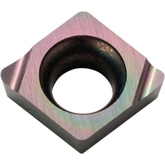 CCET 14111 F PDL010, 1/64″ Corner Radius, 0.071″ Thick, 0.169″ Inscribed Circle, C, 80 Degree Diamond, Turning Indexable Insert