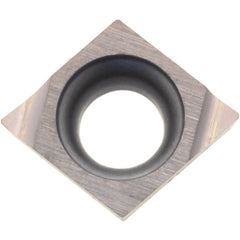 CCET 14111 FSF TN60, 1/64″ Corner Radius, 0.0709″ Thick, 0.1693″ Inscribed Circle, TiCN/NbC, Diamond, Turning Indexable Insert - Exact Industrial Supply