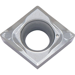 CCGT 2151 AP KW10, 1/64″ Corner Radius, 3/32″ Thick, 1/4″ Inscribed Circle, WC/Co, 80 Degree Diamond, Turning Indexable Insert