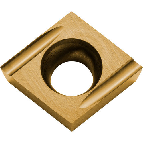 CCGT 2151 U PV730, 1/64″ Corner Radius, 3/32″ Thick, 1/4″ Inscribed Circle, TiAlN/TiN, 80 Degree Diamond, Turning Indexable Insert