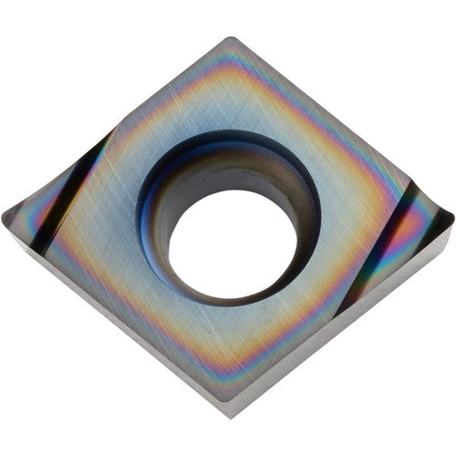 CCGT 3252 A3 PDL010, 1/32″ Corner Radius, 5/32″ Thick, 3/8″ Inscribed Circle, C, 80 Degree Diamond, Turning Indexable Insert