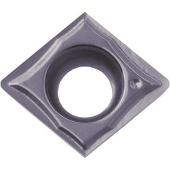 CCGT 2151 GQ PR1725, 1/64″ Corner Radius, 3/32″ Thick, 1/4″ Inscribed Circle, MEGACOAT NANO PLUS, 80 Degree Diamond, Turning Indexable Insert