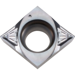 CCGT 215013 SKS PR1705, 0.002″ Corner Radius, 3/32″ Thick, 1/4″ Inscribed Circle, MEGACOAT NANO PLUS, 80 Degree Diamond, Turning Indexable Insert