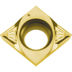 CCGT 32502 SKS PV730, 0.004″ Corner Radius, 5/32″ Thick, 3/8″ Inscribed Circle, TiAlN/TiN, 80 Degree Diamond, Turning Indexable Insert