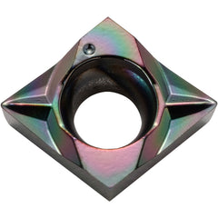 CCGT 21505 SK PDL010, 0.008″ Corner Radius, 3/32″ Thick, 1/4″ Inscribed Circle, C, 80 Degree Diamond, Turning Indexable Insert