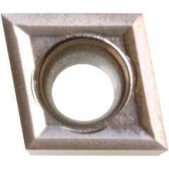 CCGT 32502 MF PR1535, 0.0039″ Corner Radius, 5/32″ Thick, 3/8″ Inscribed Circle, MEGACOAT NANO, Diamond, Turning Indexable Insert - Exact Industrial Supply
