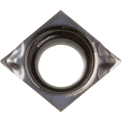 CCGT 110905 MP-CF PR1225, 0.0079″ Corner Radius, 0.0551″ Thick, 0.1378″ Inscribed Circle, MEGACOAT, Diamond, Turning Indexable Insert - Exact Industrial Supply