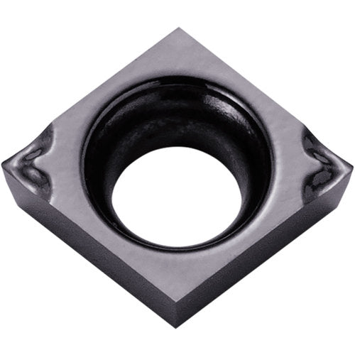 CCGT 141102 CF PR1725, 0.004″ Corner Radius, 0.071″ Thick, 0.169″ Inscribed Circle, MEGACOAT NANO PLUS, 80 Degree Diamond, Turning Indexable Insert