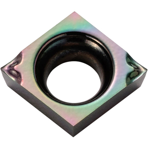 CCGT 141105 MP-CF PDL025, 0.0079″ Corner Radius, 0.0709″ Thick, 0.1693″ Inscribed Circle, C, Diamond, Turning Indexable Insert - Exact Industrial Supply