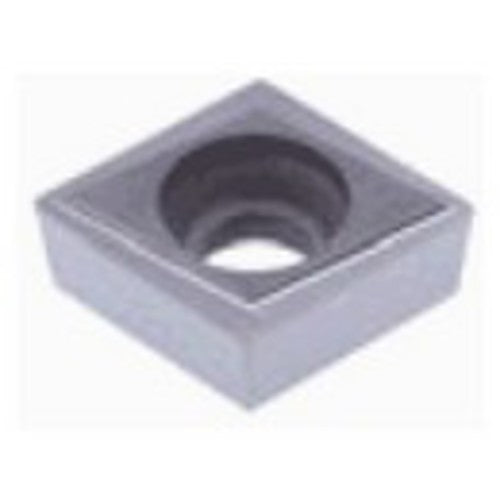 CCGT 32.52 MAU NT9125, 0.032″ Corner Radius, 0.156″ Thick, 3/8″ Inscribed Circle, Uncoated, Diamond, Turning Indexable Insert - USA Tool & Supply