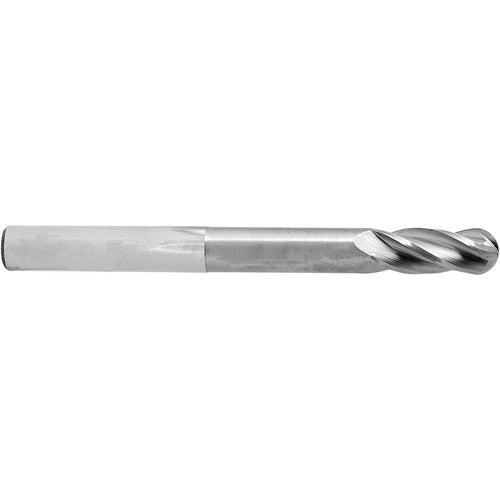 ‎5/16″ Dia. × 5/16″ Shank × 4-5/16″ DOC × 6 OAL, Carbide AlTiN, 4 Flute, Ballnose End Mill - Exact Industrial Supply