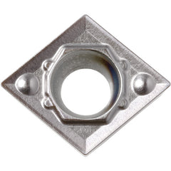 CCMT 3251 HQ CA5525, 1/64″ Corner Radius, 5/32″ Thick, 3/8″ Inscribed Circle, TiCnulll2O3/TiN, Diamond, Turning Indexable Insert - Exact Industrial Supply